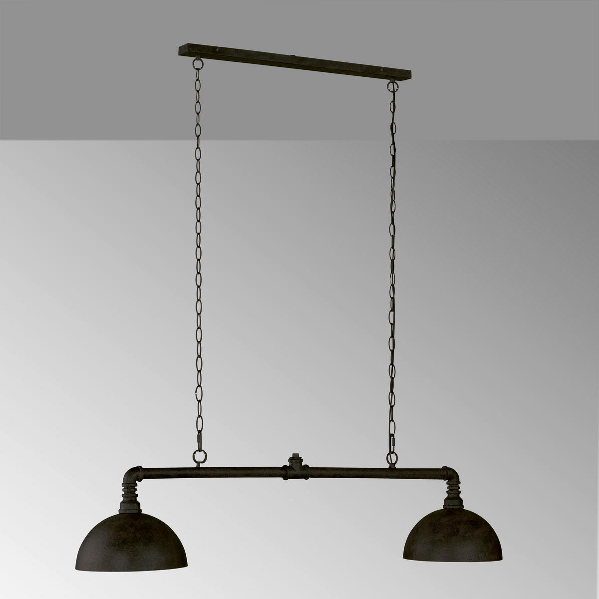 HÄNGELEUCHTE 87/5/140 cm    - Schwarz, Lifestyle, Metall (87/5/140cm) - Fischer & Honsel