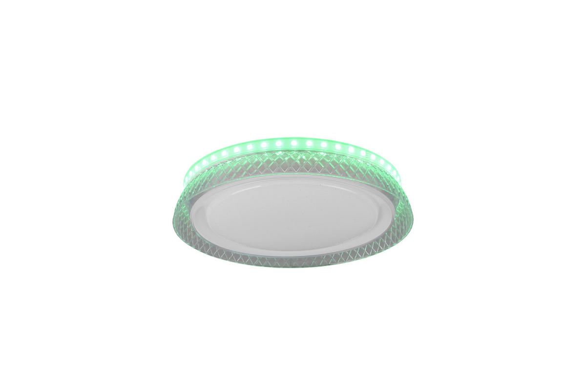 LED PLAFONJERA  - bela, Osnovno, plastika (28/5cm)
