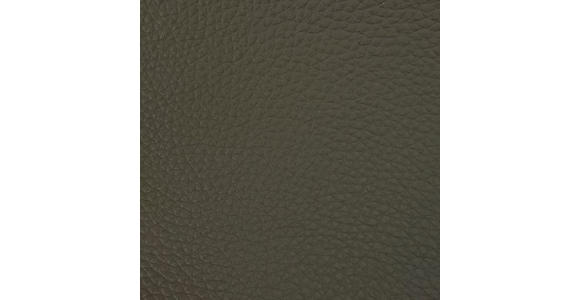 ARMLEHNSTUHL  Sitzfläche 360° drehbar, automatische Rückholfunktion Bouclé Echtleder  - Schwarz/Grün, Design, Leder/Holz (62/87/63cm) - Valnatura