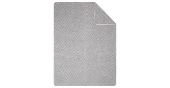 DECKE NAZCA 150/200 cm - Hellgrau, Basics, Textil (150/200cm) - Novel