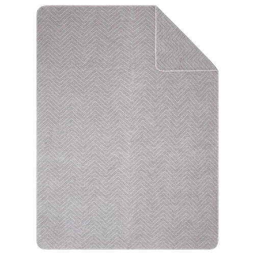 DECKE NAZCA 150/200 cm  - Hellgrau, Basics, Textil (150/200cm) - Novel