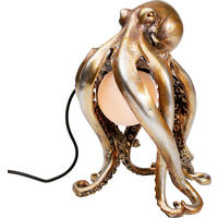 TISCHLEUCHTE ANIMAL OCTO 22/34/25,5 cm   - Goldfarben, Design, Glas/Kunststoff (22/34/25,5cm) - Kare-Design