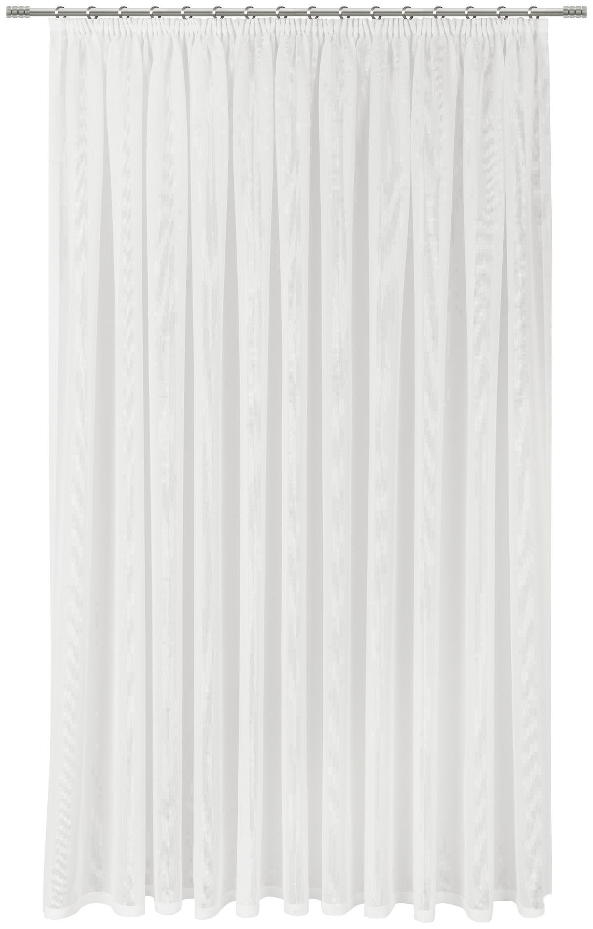 FERTIGSTORE  halbtransparent   450/175 cm  - Creme, KONVENTIONELL, Textil (450/175cm) - Esposa