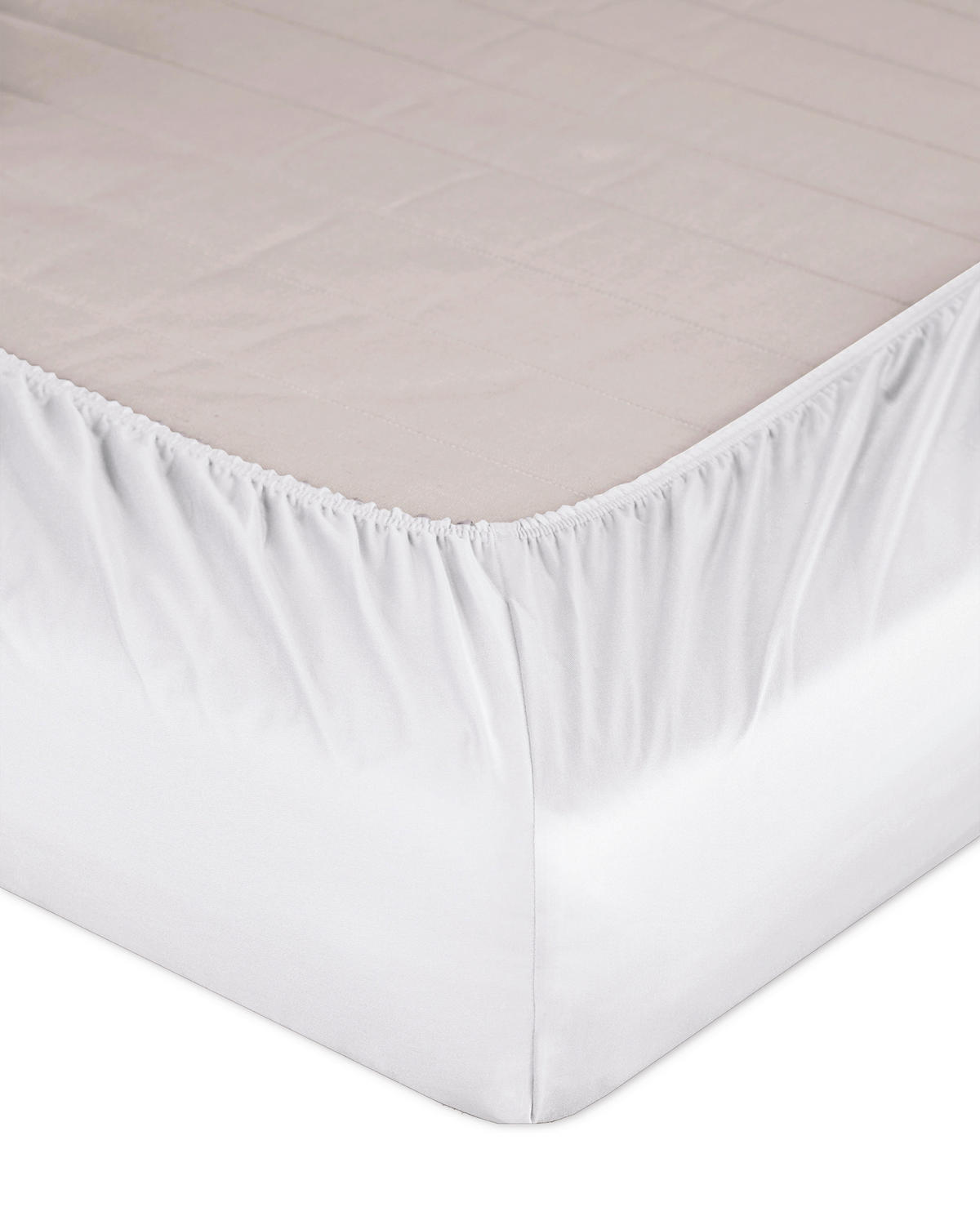 PLAHTA S GUMICOM 180/200 cm  Select  - bijela, Basics, tekstil (180/200cm) - Curt Bauer
