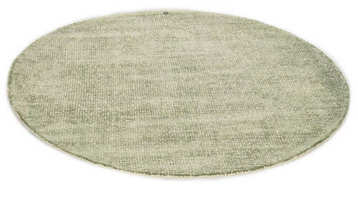 HANDWEBTEPPICH 140/140 cm Grün  - Grün, Basics, Textil (140/140cm) - Tom Tailor