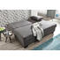 SCHLAFSOFA Flachgewebe Grau - Dunkelbraun/Grau, KONVENTIONELL, Textil (200/88/102cm) - Xora