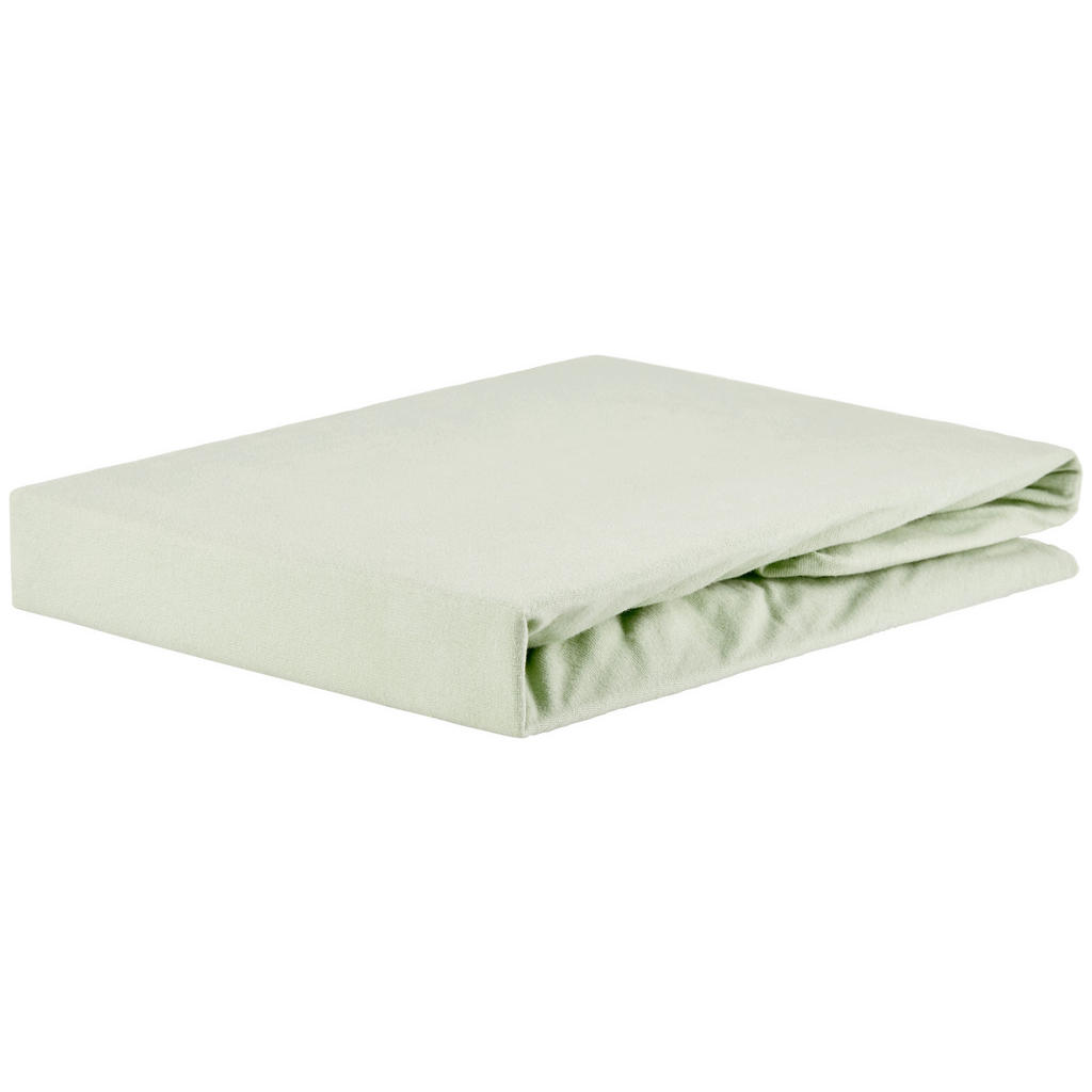 Spannleintuch Jardena Pastell- Grün 100x200 Cm Baumwolle