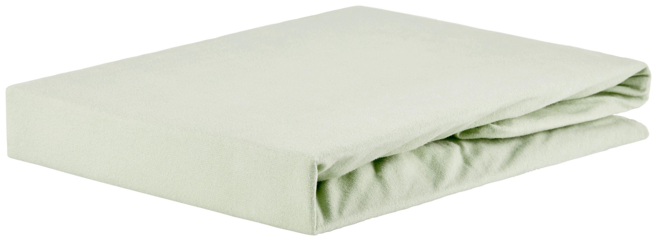 Spannleintuch Pastellgrün 180x200 Cm Baumwolle