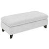 PALL i textil vit  - vit/svart, Klassisk, metall/textil (60/45/60cm) - MID.YOU