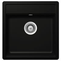 SPÜLE MONO N-100S-A / MONN100SASTO  - Schwarz, Basics, Stein (49/29/51cm) - Schock