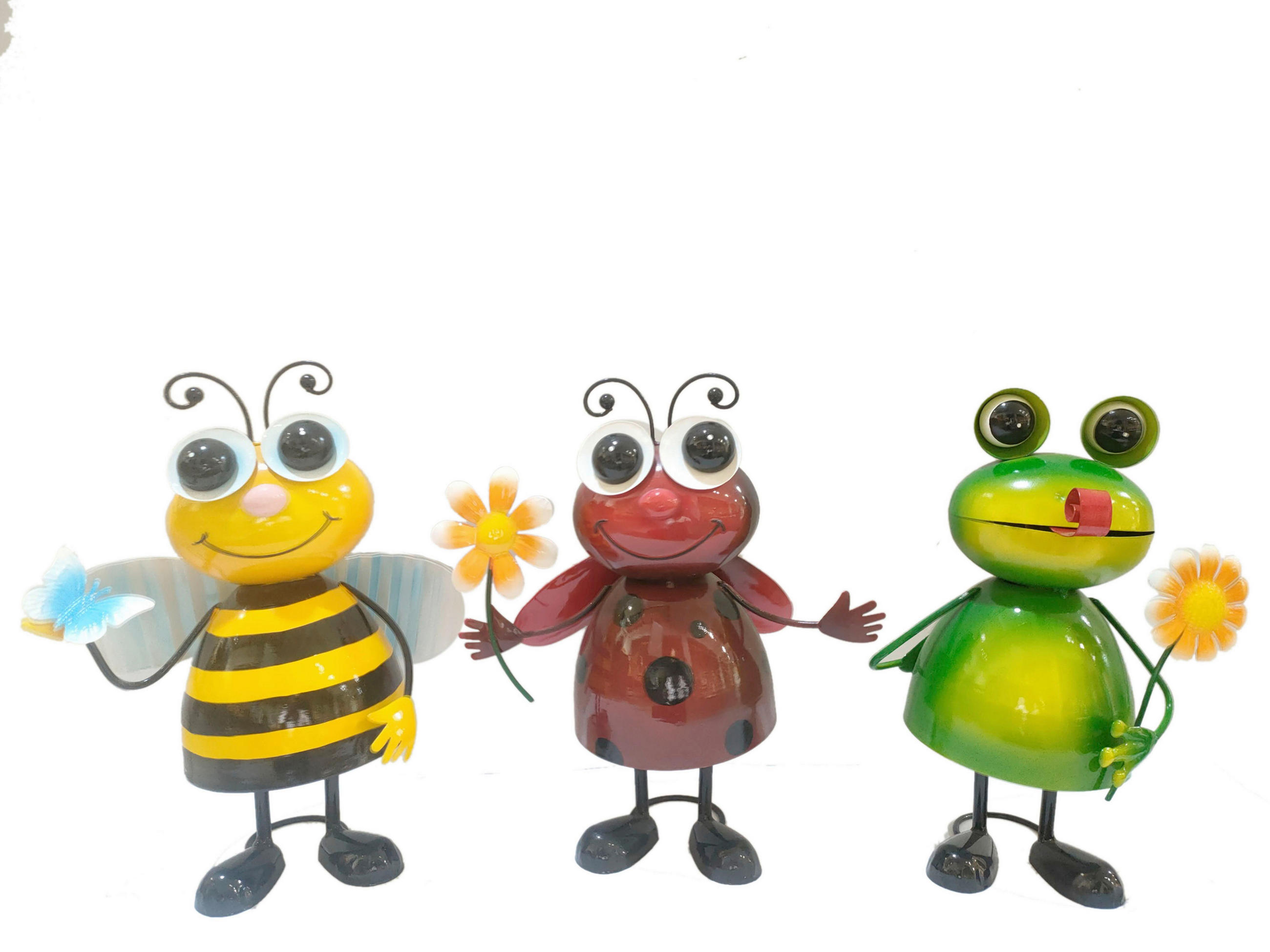 DEKORATIONSDJUR - röd/grön, Lifestyle, metall