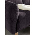 ECKSOFA Dunkelgrau Flachgewebe  - Dunkelgrau/Buchefarben, KONVENTIONELL, Holz/Textil (230/144cm) - Carryhome