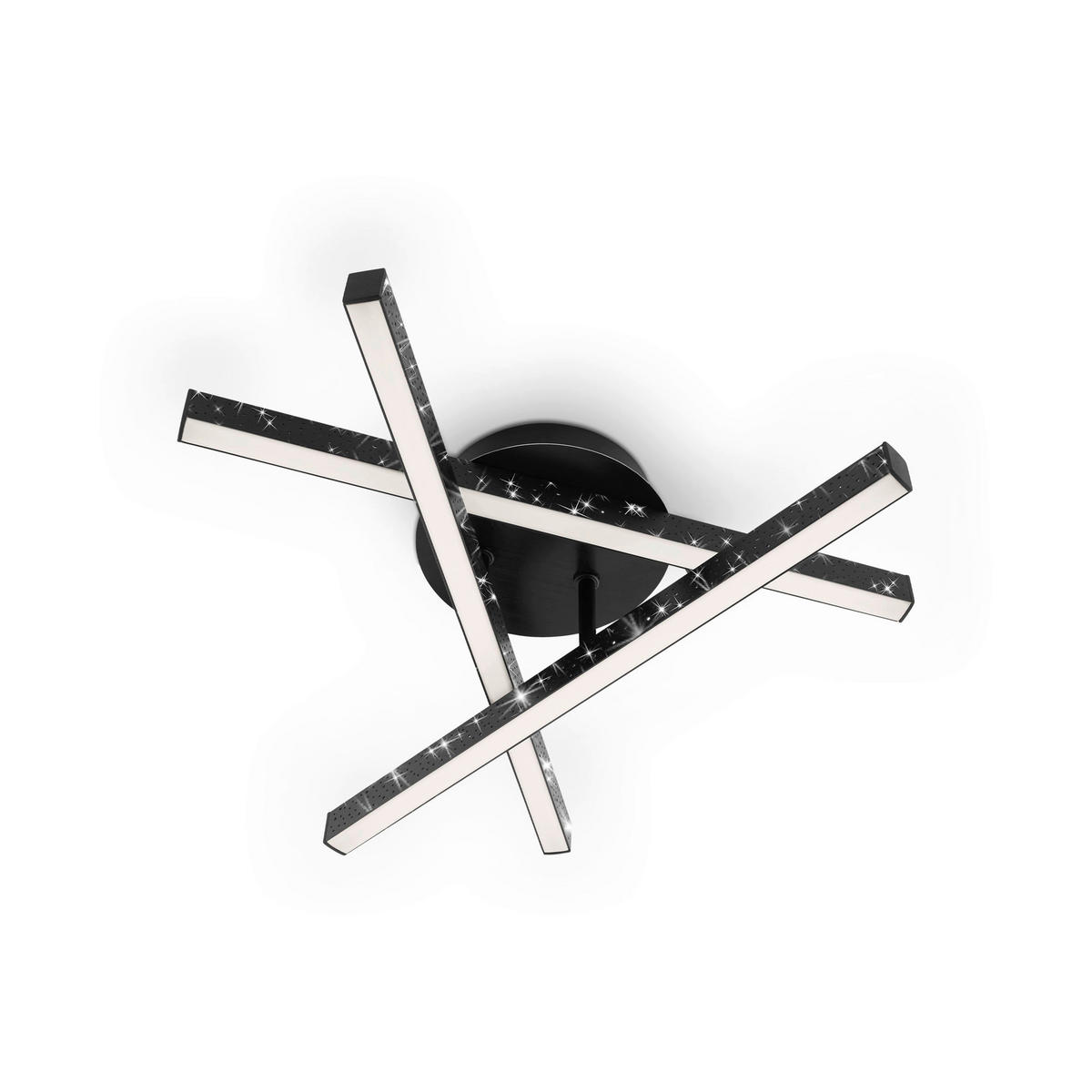 LED-TAKLAMPA 40/35,5/11,2 cm  - svart, Basics, metall (40/35,5/11,2cm)