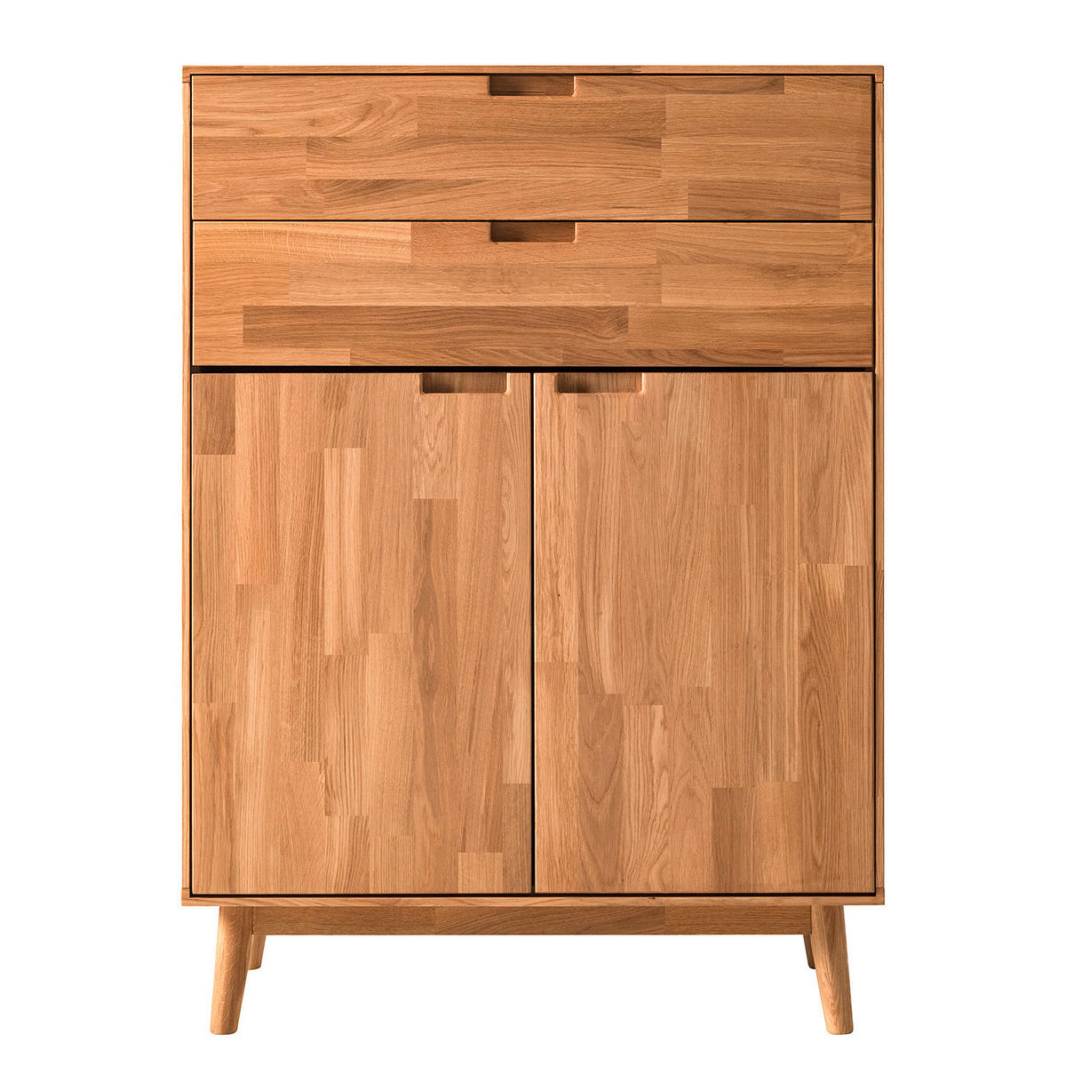 HIGHBOARD Wildeiche  80/115,1/40 cm  - Wildeiche, Natur, Holz (80/115,1/40cm) - home24