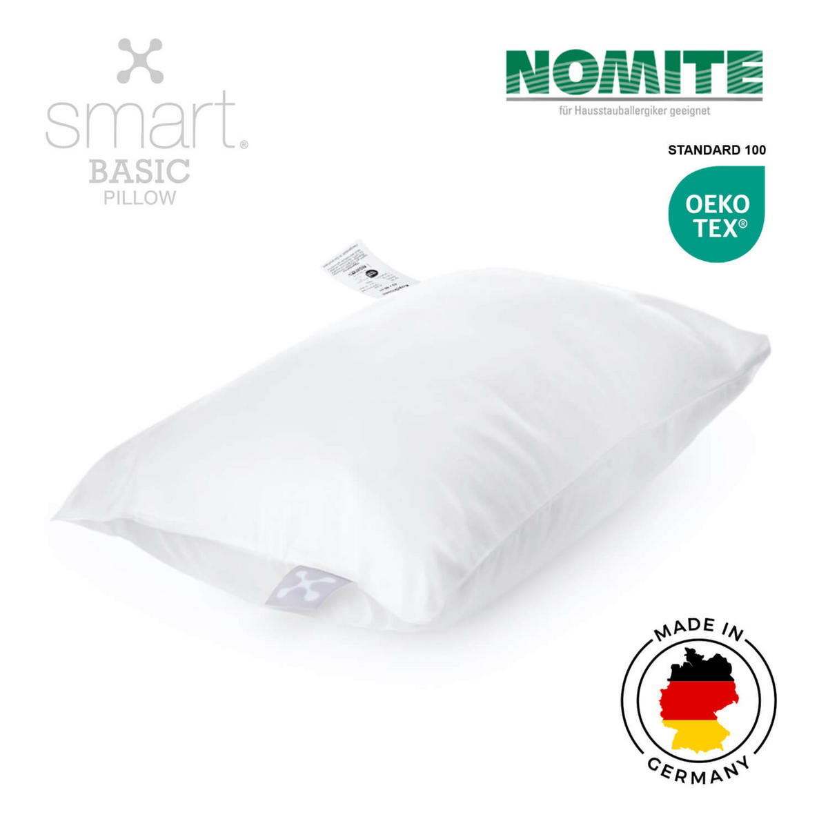 KOPFKISSEN  KIDS BASIC  40/60 cm       - Basics, Textil (40/60cm) - Smartsleep