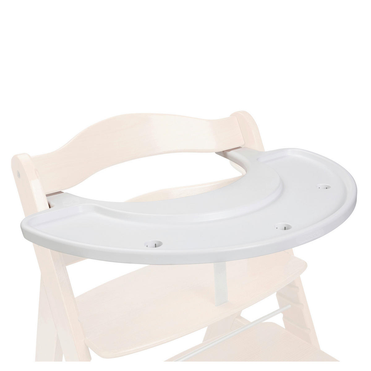 ESS- UND SPIELBRETT Alpha Play Tray  - Weiß, Basics, Kunststoff (43/4/58cm) - Hauck