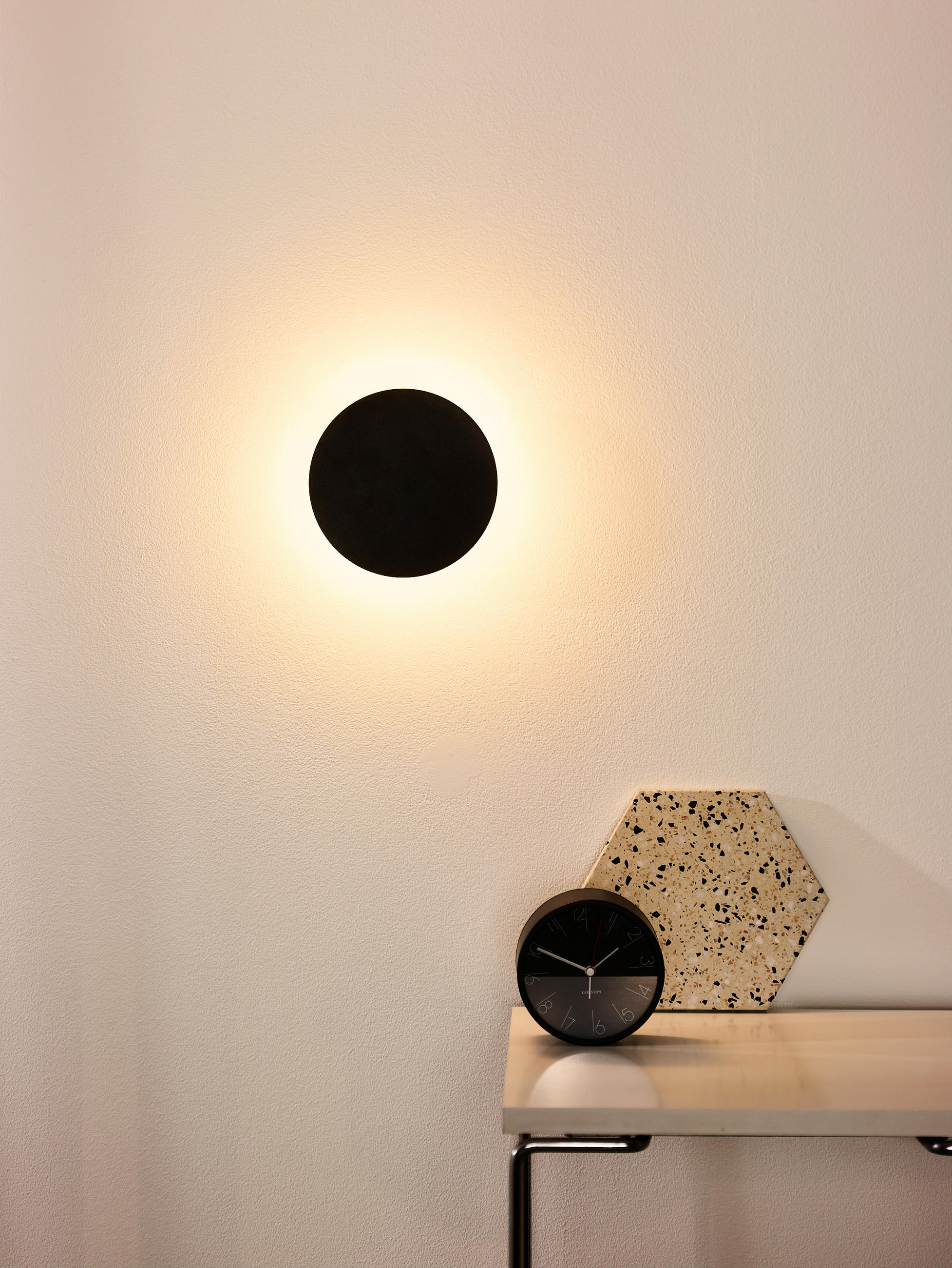 LED-WANDLEUCHTE Eklyps 15/3 cm   - Schwarz, Design, Metall (15/3cm) - Lucide