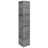 HOCHSCHRANK 30/168/33 cm  - Chromfarben/Graphitfarben, MODERN, Glas/Holzwerkstoff (30/168/33cm) - Sadena