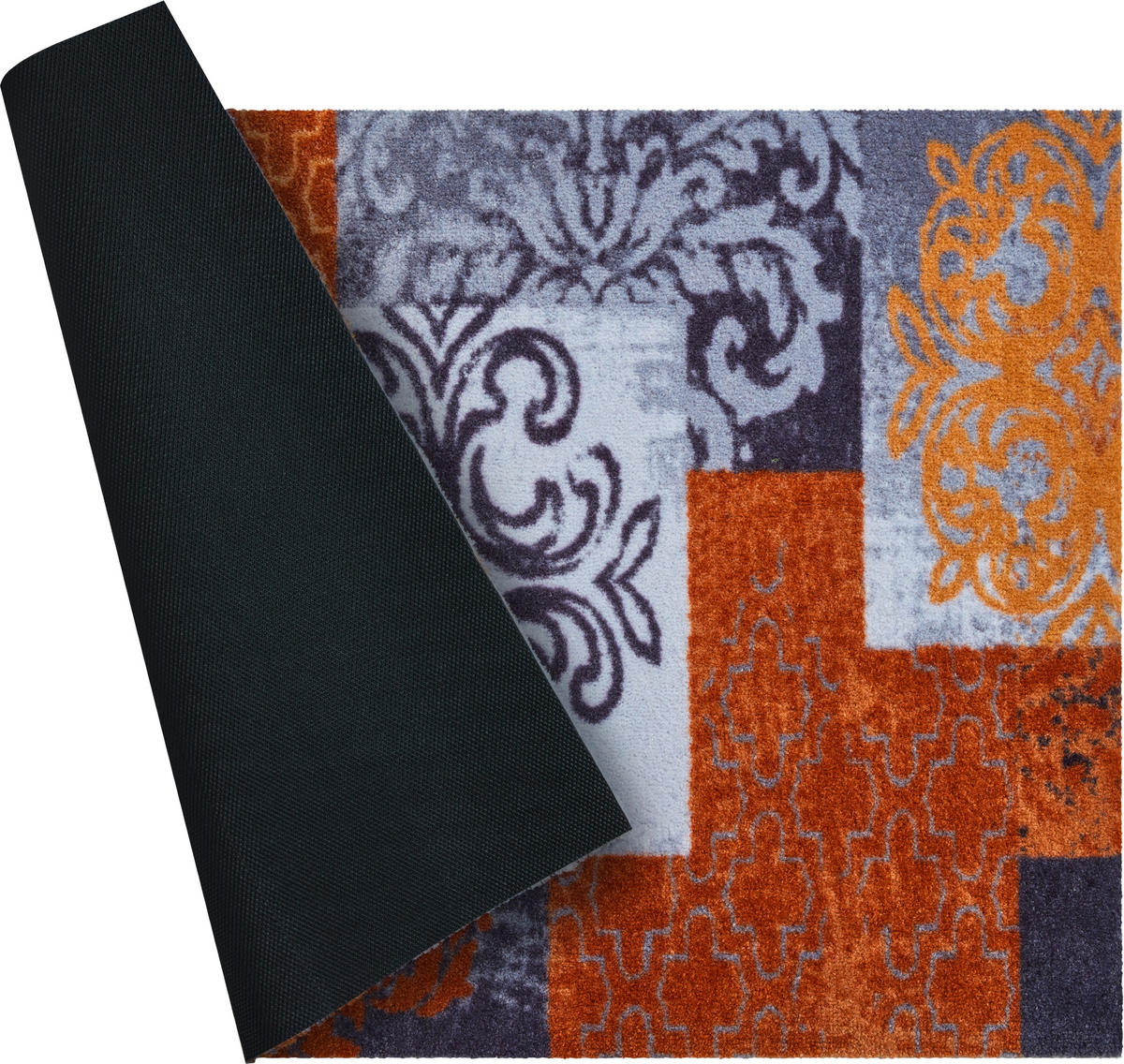 FUßMATTE 40/60 cm Pago  - Anthrazit/Hellgrau, LIFESTYLE, Kunststoff/Textil (40/60cm) - Grund