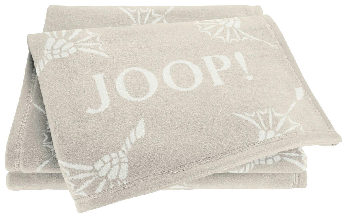 DECKE 125/170 cm  - Sandfarben/Weiß, Basics, Textil (125/170cm) - Joop!