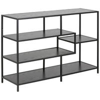 REGAL  114,0/78,0/35,0 cm Schwarz  - Schwarz, Trend, Holzwerkstoff/Metall (114,0/78,0/35,0cm) - Carryhome