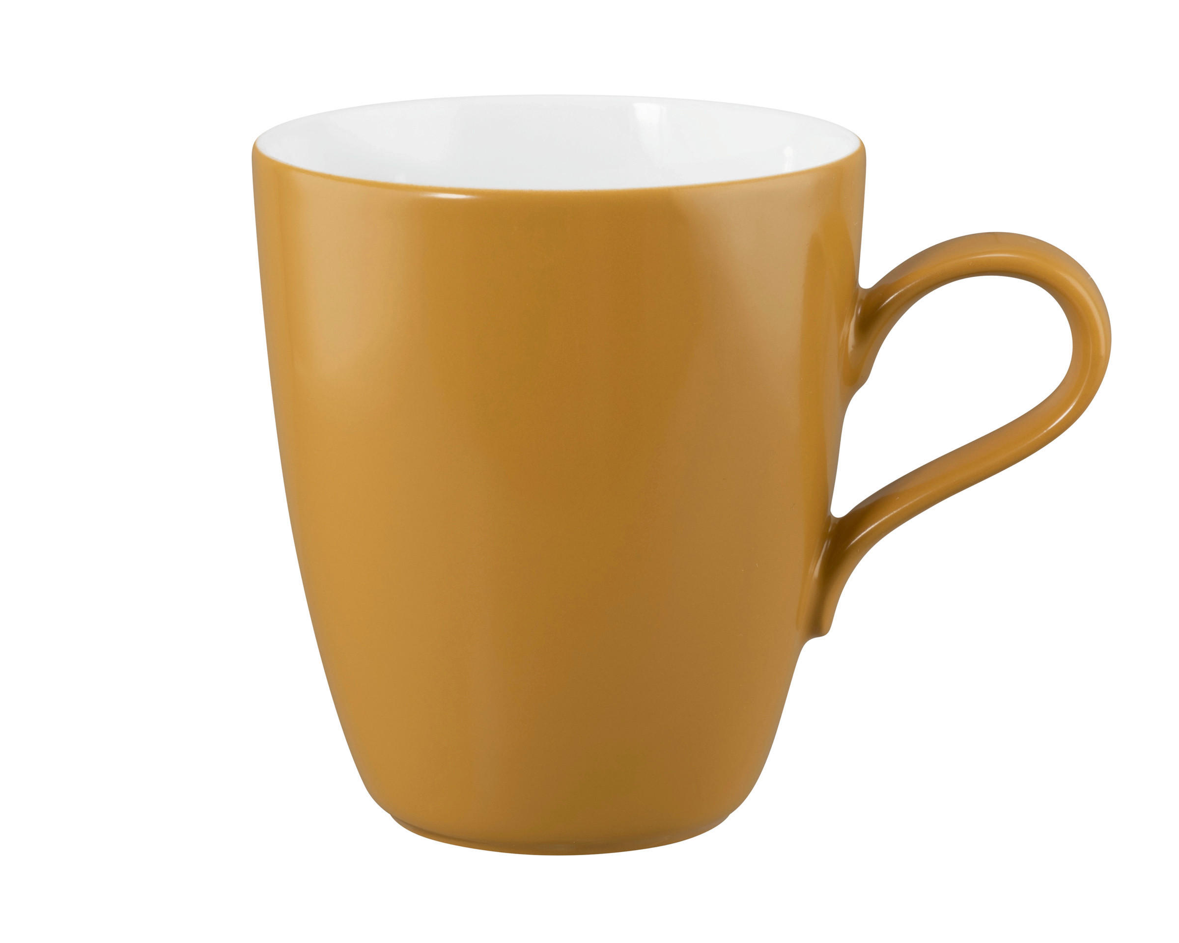 KAFFEEBECHER - Goldfarben/Weiß, Basics, Keramik (400ml) - Seltmann Weiden