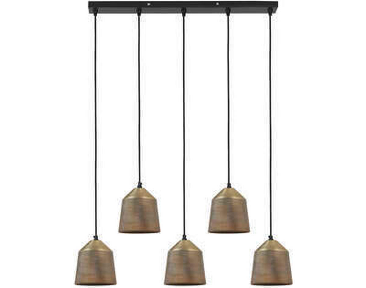 HÄNGELEUCHTE 110/75/16 cm   - Bronzefarben, Basics, Metall (110/75/16cm) - Light & Living