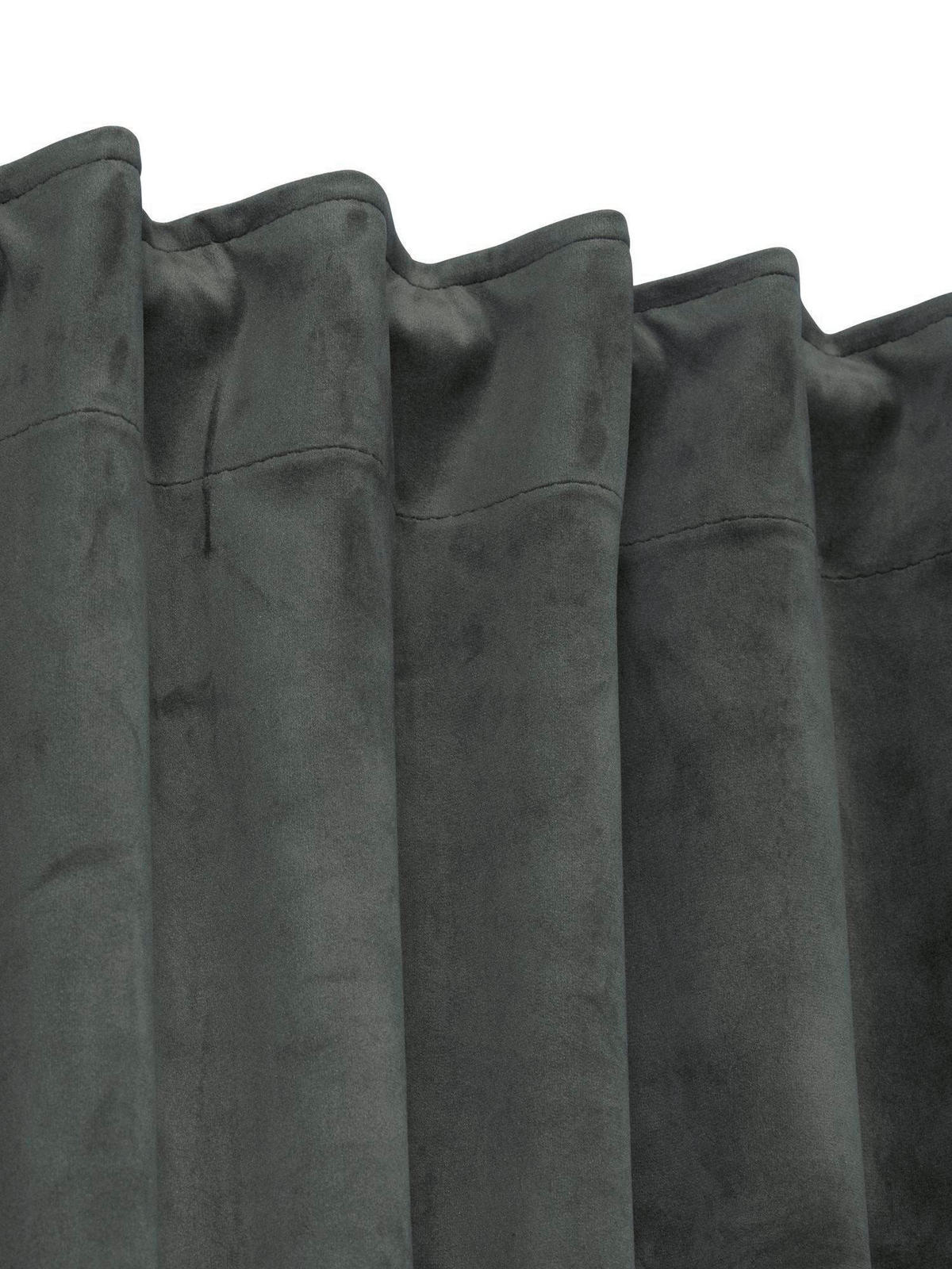 FERTIGVORHANG black-out (lichtundurchlässig)  - Anthrazit, Basics, Textil (135/280cm)