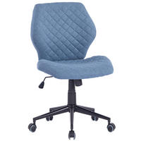 OTOČNÁ STOLIČKA, tkaná textília, modrá - modrá/čierna, Modern, kov/textil (51/90-98/51cm) - Carryhome