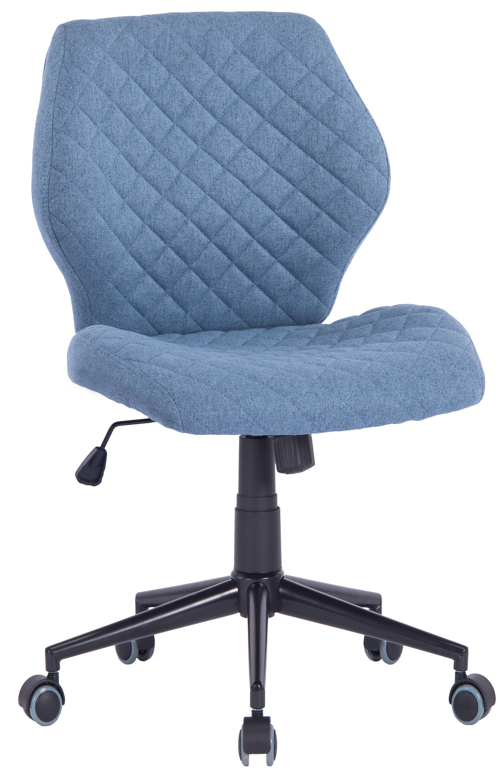 Carryhome OTOČNÁ STOLIČKA, tkaná textília, modrá