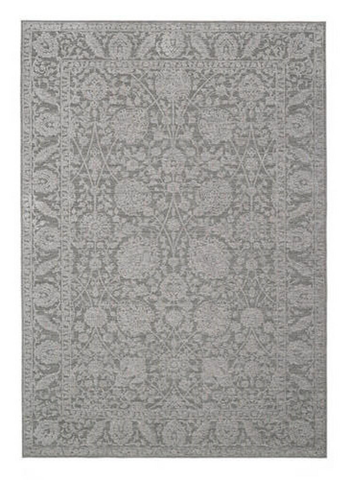 WEBTEPPICH 160/230 cm Denver Grau, Hellgrau, Dunkelgrau  - Dunkelgrau/Hellgrau, Design, Textil (160/230cm) - Musterring