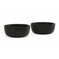 MÜSLISCHALENSET Salerno  - Schwarz, Trend, Keramik (16,5/7cm) - Novel