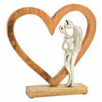 DEKOHERZ - Multicolor, Basics, Holz/Metall (27/27/5cm)