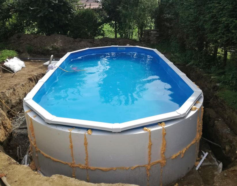 POOL-ISOLATIONSSET  - Weiß, Basics, Kunststoff (370/60/610cm)