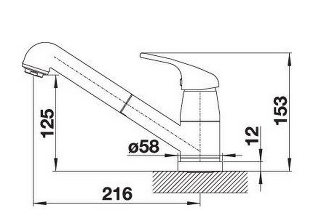 KÜCHENARMATUR 521752  - Chromfarben, Basics, Metall (5,6/16/26,3cm) - Blanco