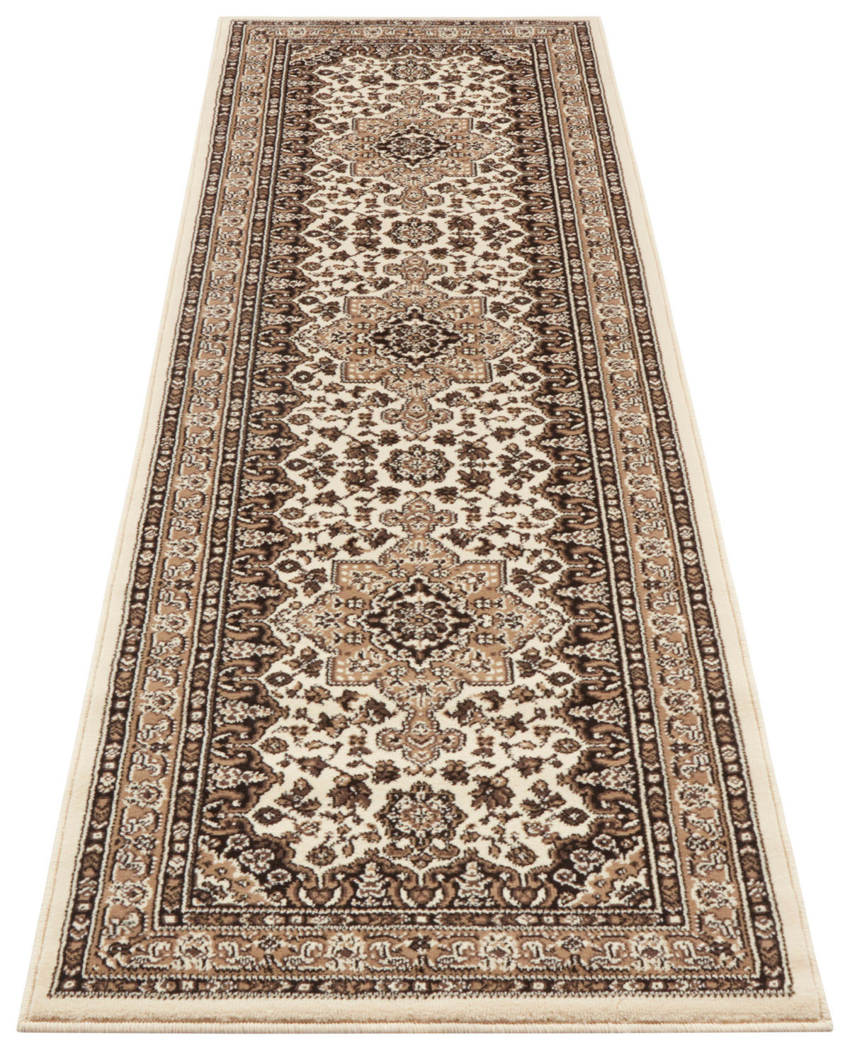 FLACHWEBETEPPICH 80/250 cm Mirkan Multicolor, Beige  - Beige/Multicolor, Basics, Kunststoff/Textil (80/250cm)