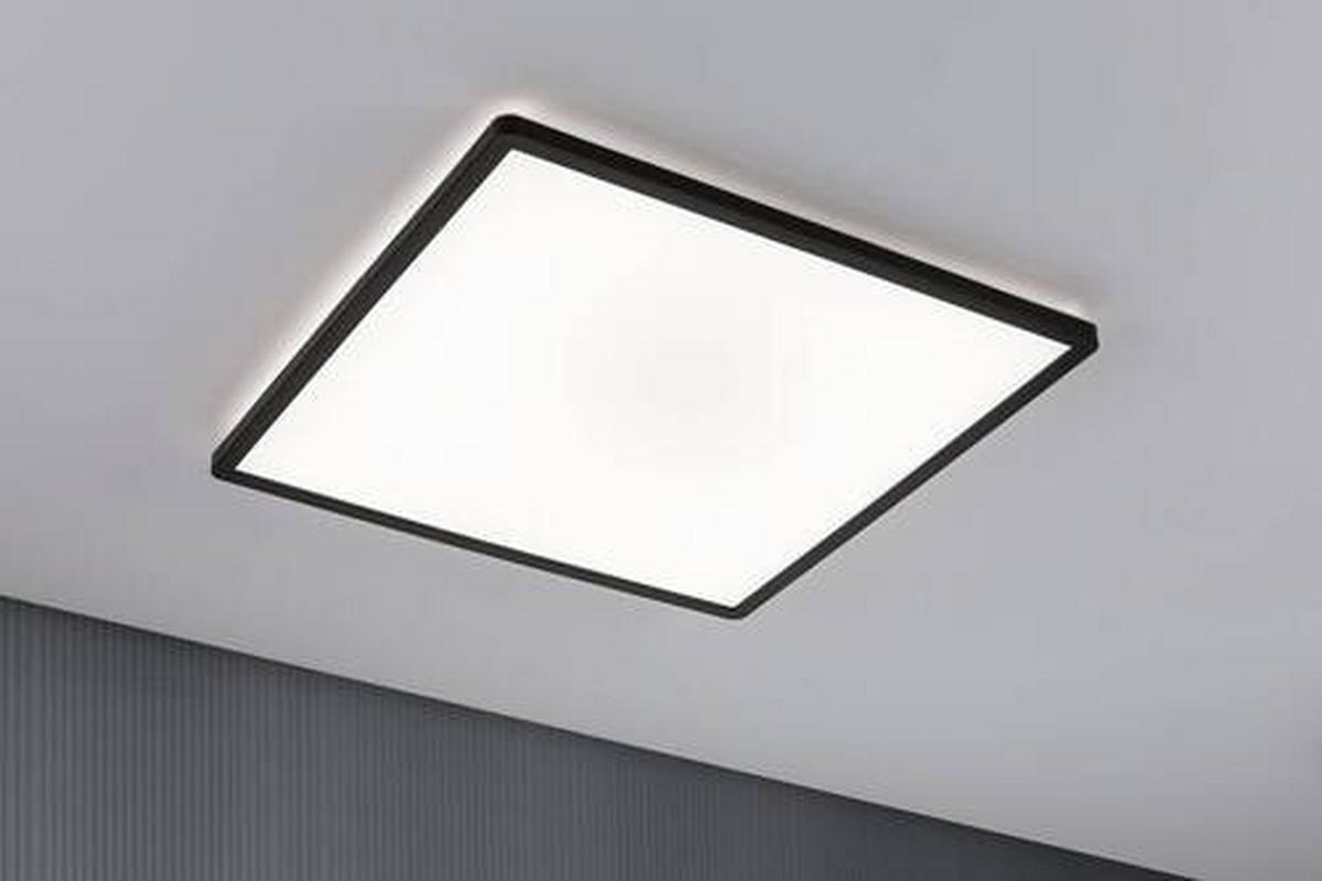 LED-PANEEL  - Schwarz, Basics, Kunststoff (42/42cm) - Paulmann