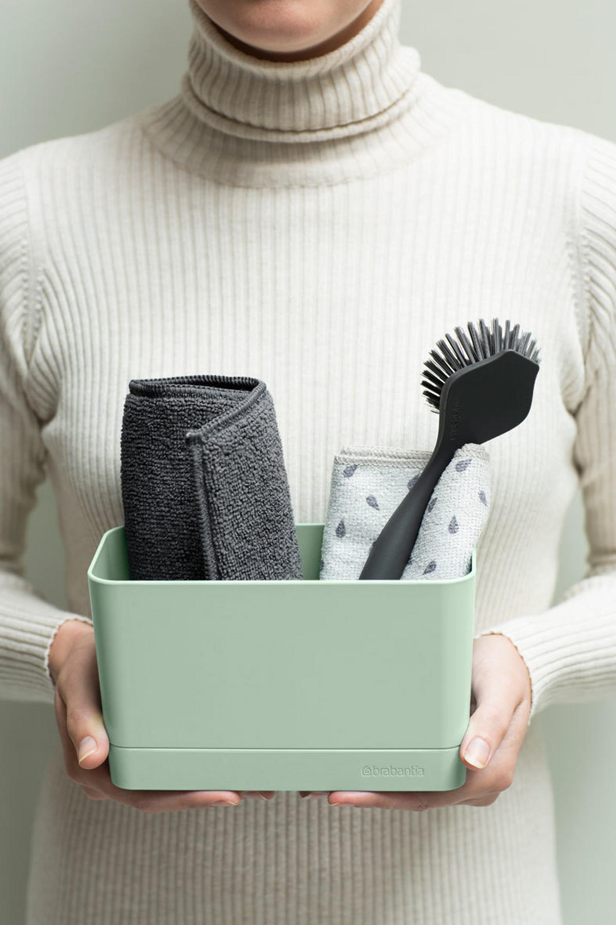 SPÜLORGANIZER   - Mintgrün, Basics, Kunststoff (8,5/19/11,5cm) - Brabantia
