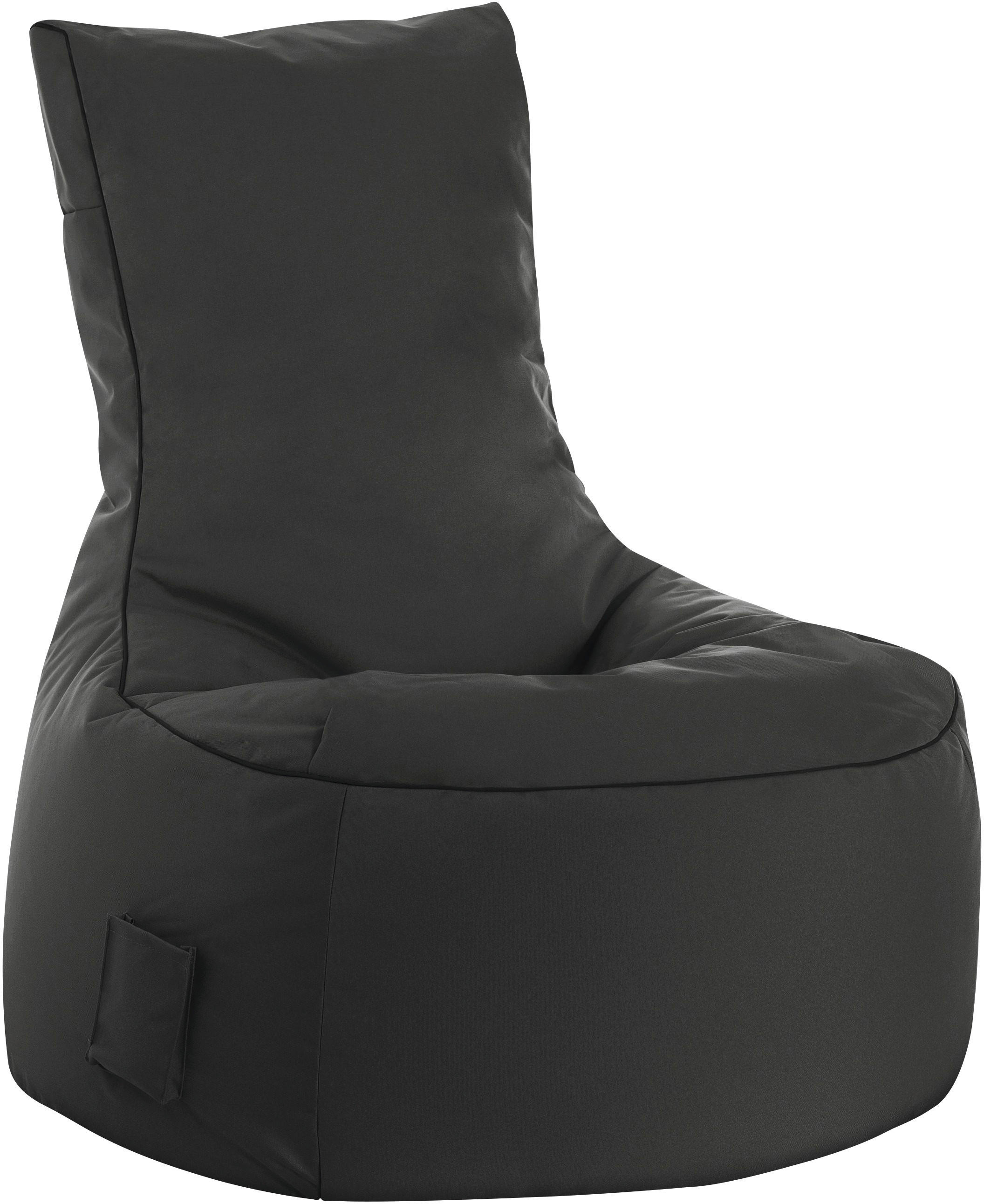 SITZSACK 300 l  - Anthrazit, Design, Textil (95/90/65cm)