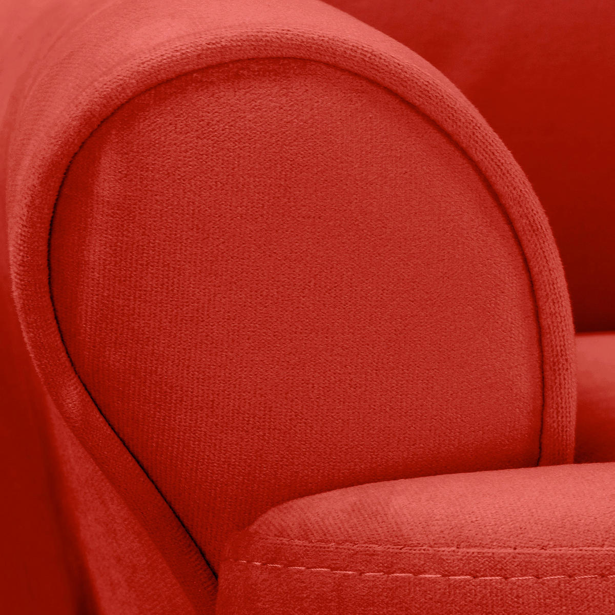 KINDERSESSEL Scandi Mini  - Rot, Design, Textil (60/74/69cm) - Livetastic