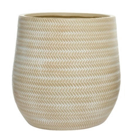 TEGLA ZA CVIJEĆE  plastika, kamen  - boje pijeska, Basics, kamen/plastika (32/32/32cm)