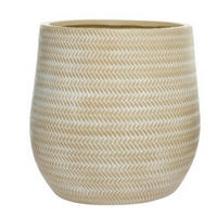 TEGLA ZA CVIJEĆE  plastika, kamen  - boje pijeska, Basics, kamen/plastika (32/32/32cm)