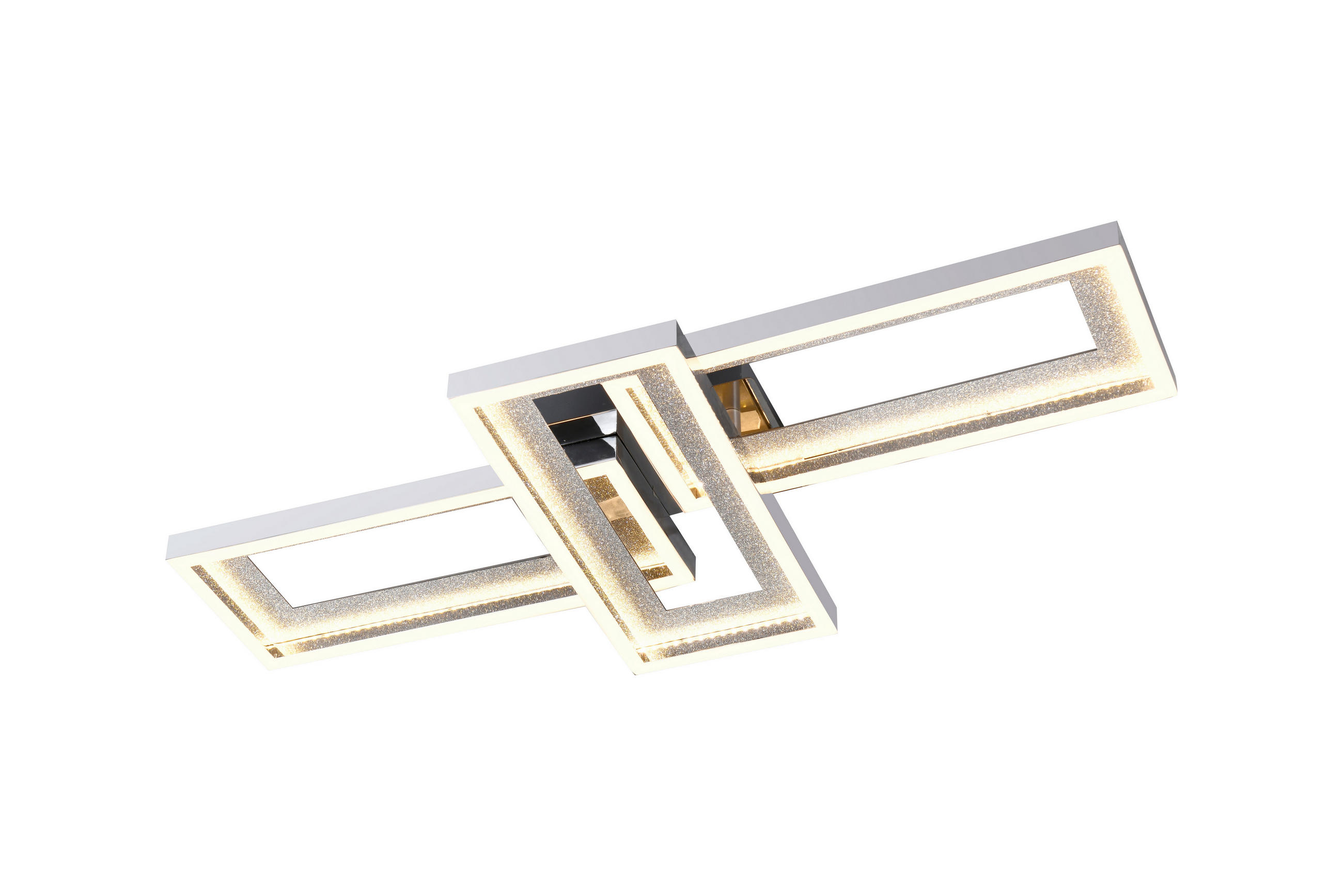 LED PLAFONJERA AXIS  - boja hroma, Dizajnerski, metal (68/33/13cm)
