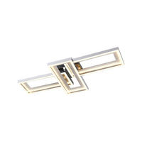LED PLAFONJERA AXIS  - boja hroma, Dizajnerski, metal (68/33/13cm)
