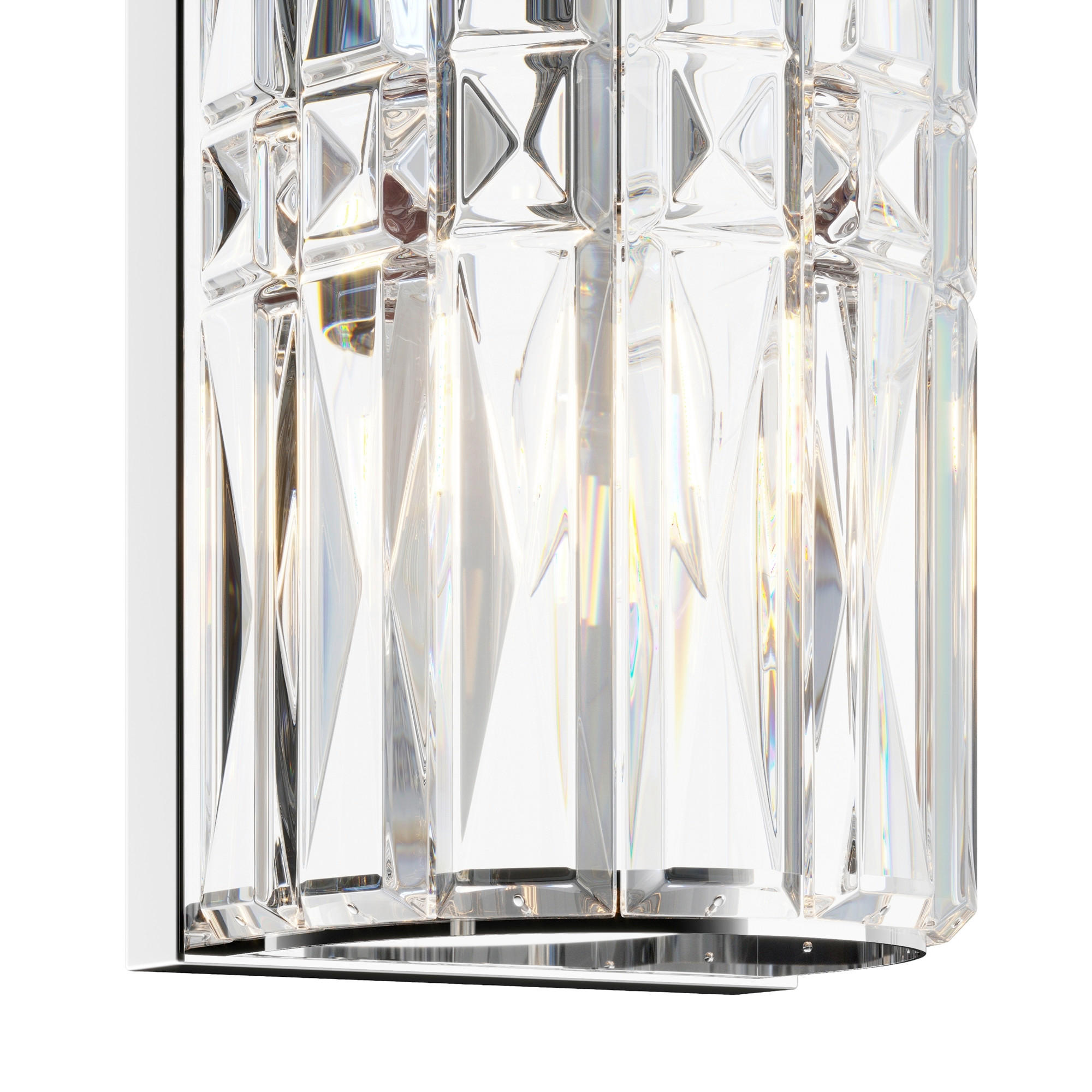 VÄGGLAMPA Neoclassic 13/10/75,2 cm   - kromfärg/transparent, Trend, metall/glas (13/10/75,2cm) - MAYTONI