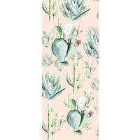 VLIESTAPETE  - Rosa/Grün, Basics (100/250cm) - Xora
