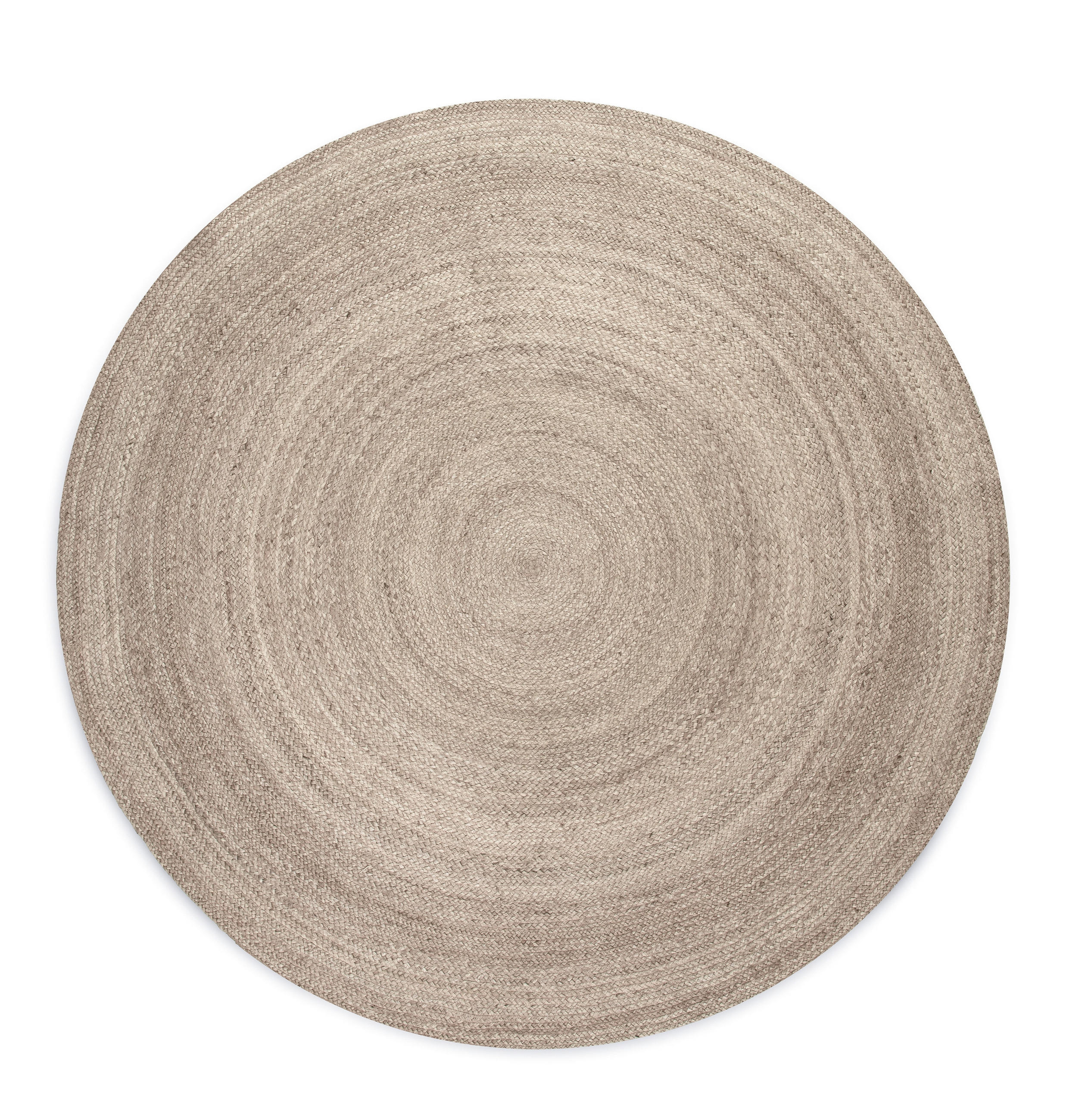 JUTETEPPICH 200 cm Jute Braided Greige rund  - Greige, Design, Textil (200cm) - Hanse Home