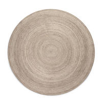 JUTETEPPICH 140 cm Jute Braided Greige rund  - Greige, Design, Textil (140cm) - Hanse Home