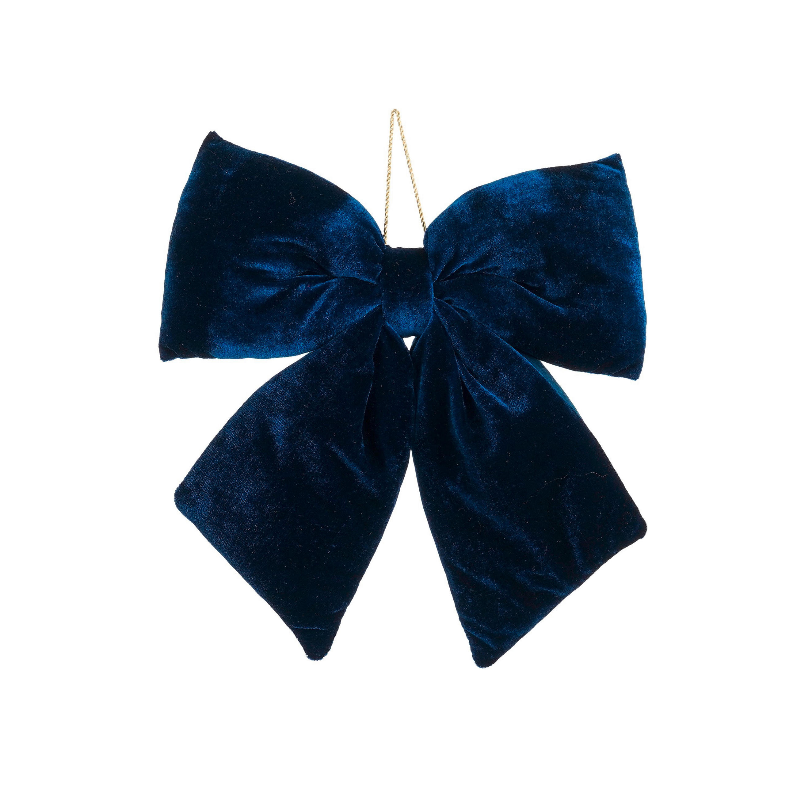 ZÁVESNÁ DEKORÁCIA - modrá, Basics, textil (6.0/30.0/34.0cm)