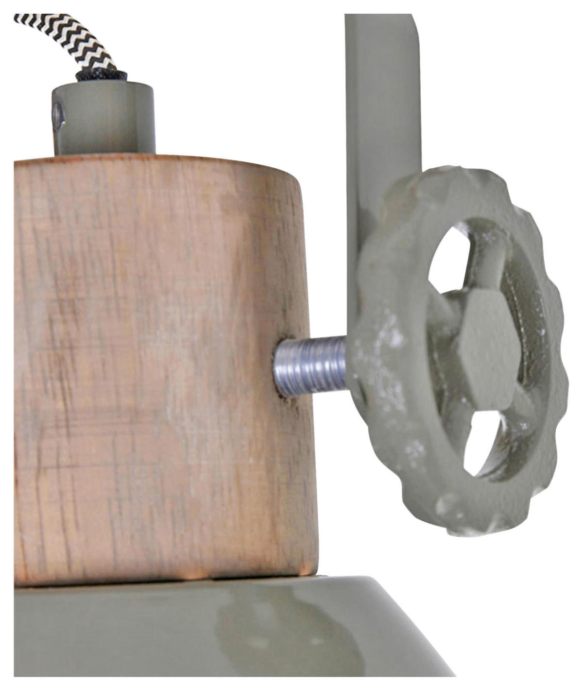 DECKENSPOTS - Anthrazit, Trend, Holz/Metall (32/19/17cm)